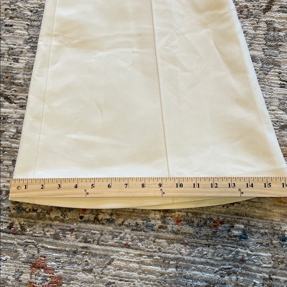 16Arlington Brisbane High Rise Flared Trouser Pants in Milk Ivory Size‎ 14 - Picture 15 of 16
